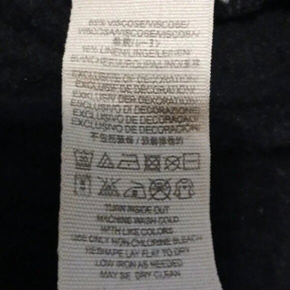 Free People Gypsy Spell Black Embroidered Cold Shoulder Tunic - Picture 8 of 8